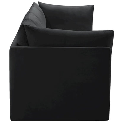 Jacob Black Velvet Modular Sofa