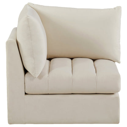 Jacob Cream Velvet Corner