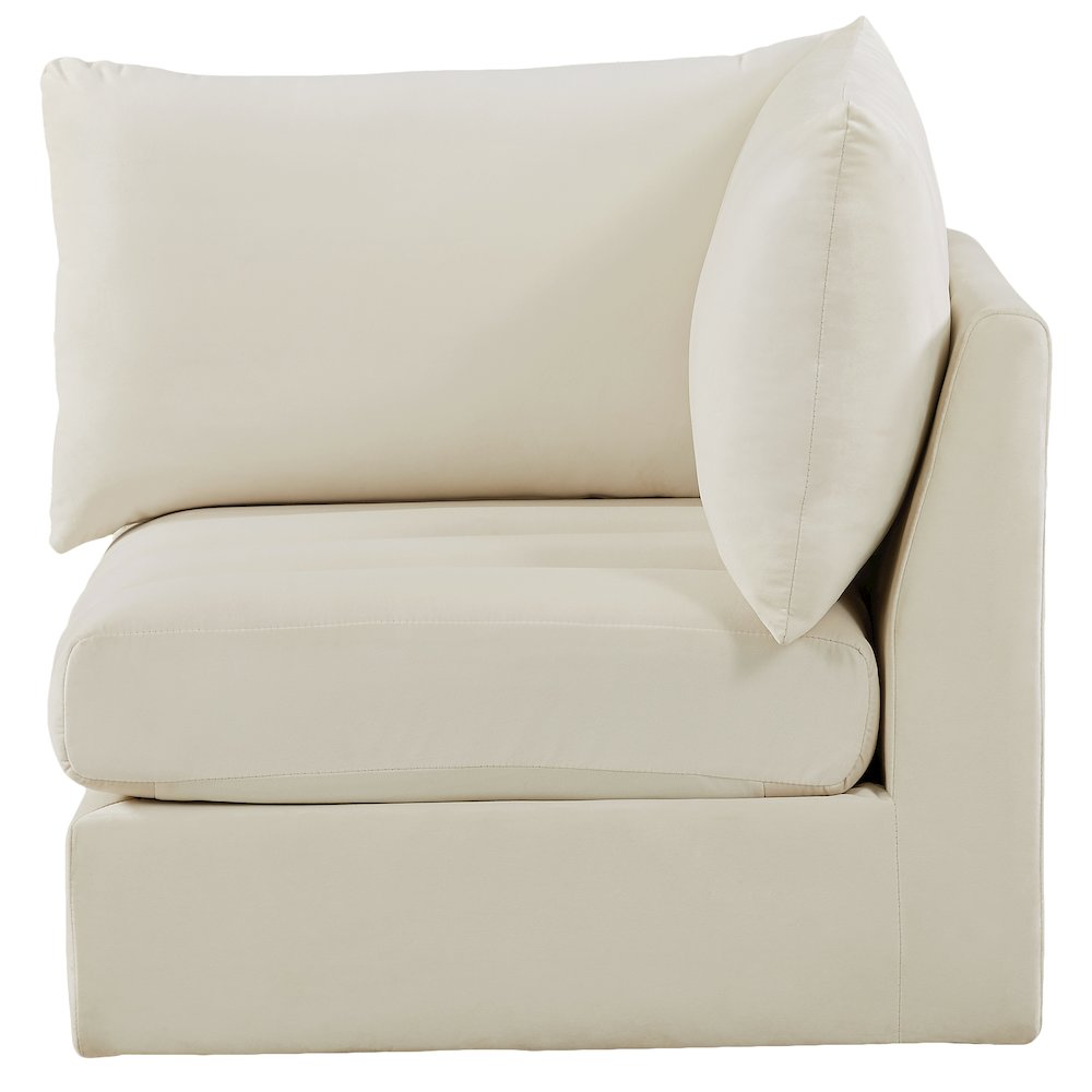 Jacob Cream Velvet Corner