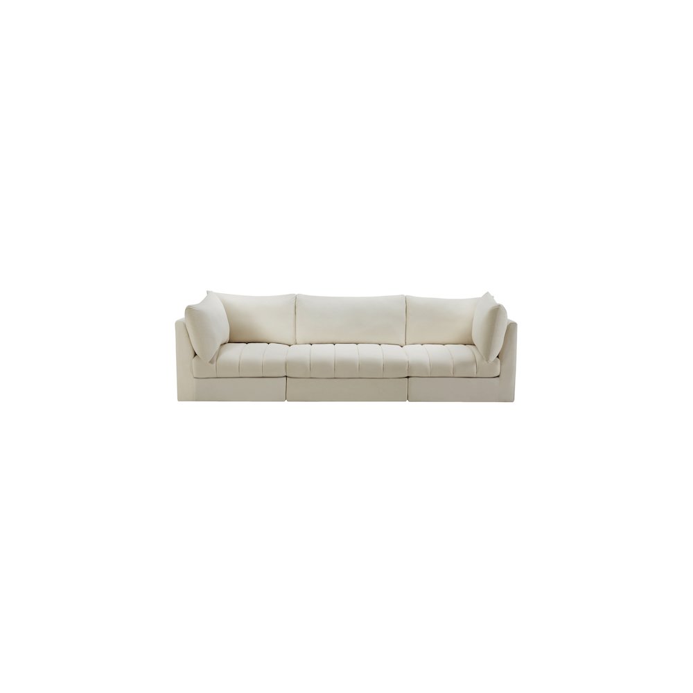Jacob Cream Velvet Modular Sofa