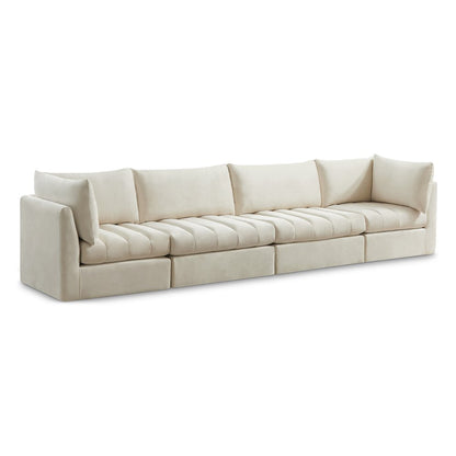 Jacob Cream Velvet Modular Sofa