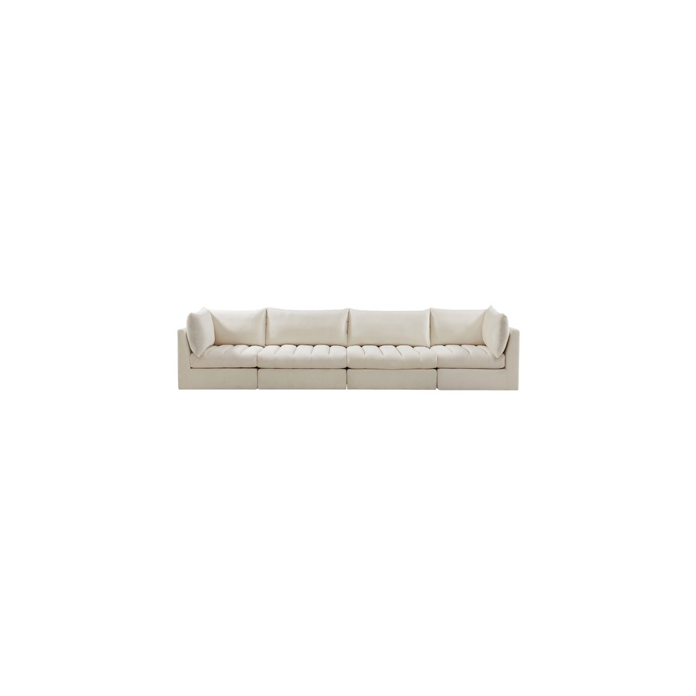 Jacob Cream Velvet Modular Sofa