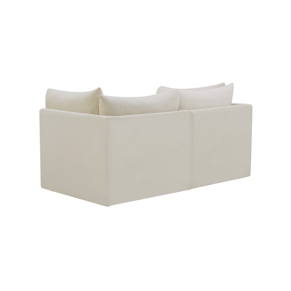 Jacob Cream Velvet Modular Sofa