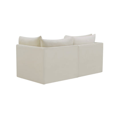 Jacob Cream Velvet Modular Sofa