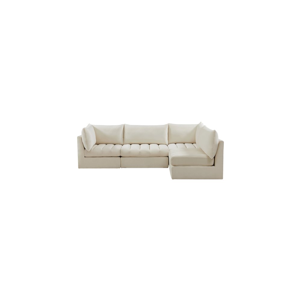 Jacob Cream Velvet Modular Sectional