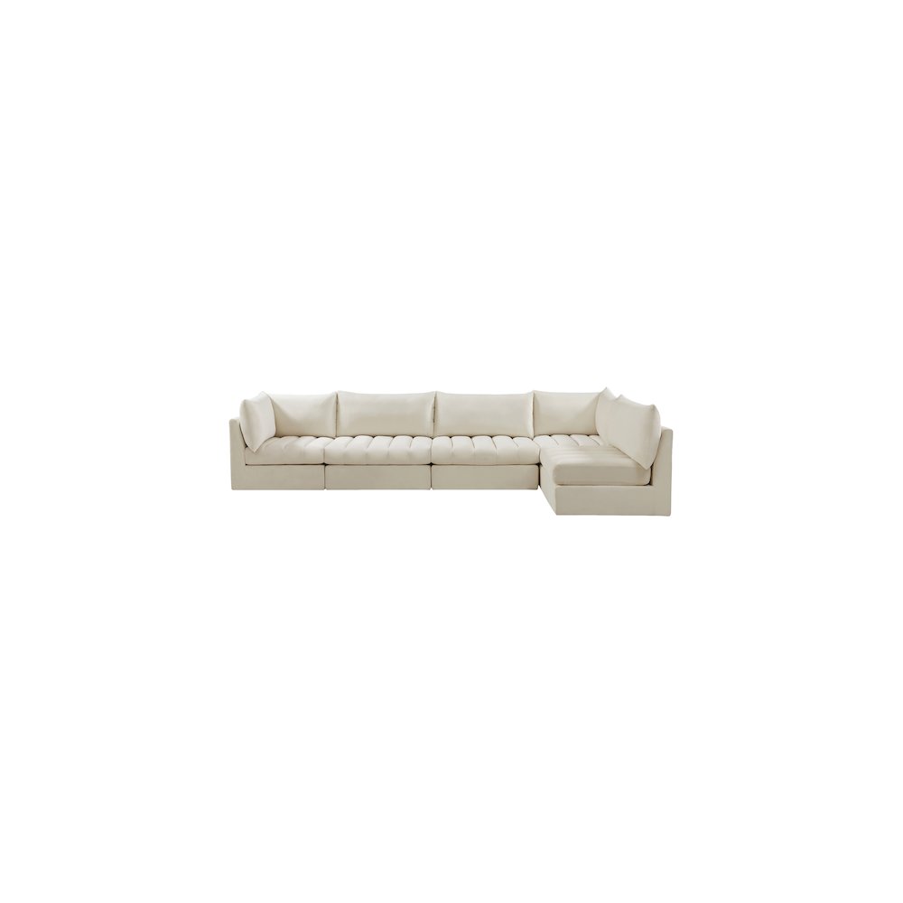 Jacob Cream Velvet Modular Sectional