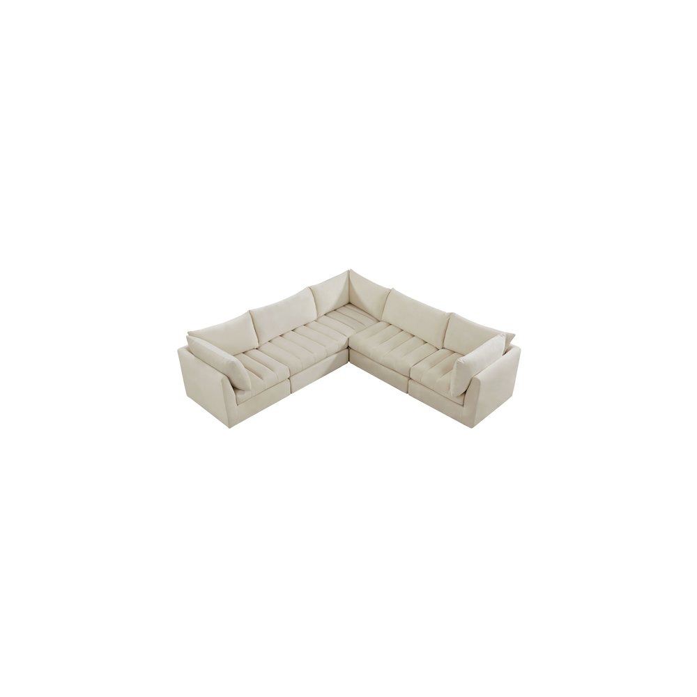 Jacob Cream Velvet Modular Sectional