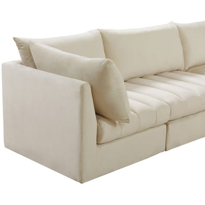 Jacob Cream Velvet Modular Sectional