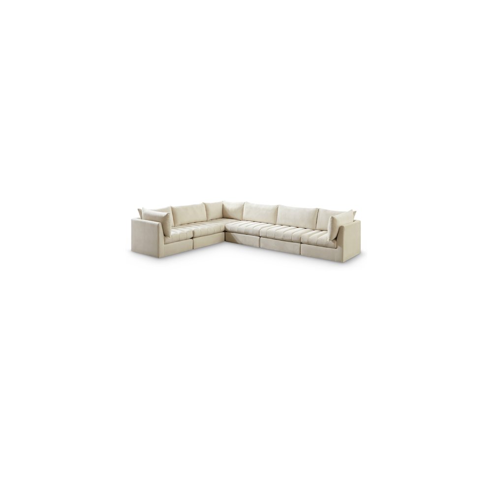 Jacob Cream Velvet Modular Sectional
