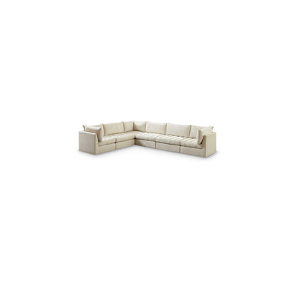 Jacob Cream Velvet Modular Sectional