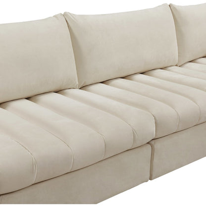 Jacob Cream Velvet Modular Sectional