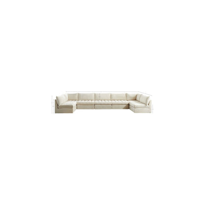 Jacob Cream Velvet Modular Sectional