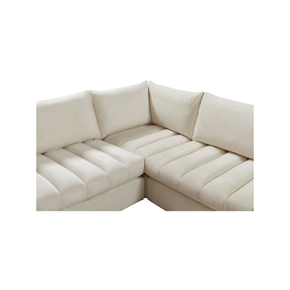 Jacob Cream Velvet Modular Sectional