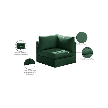Jacob Green Velvet Corner