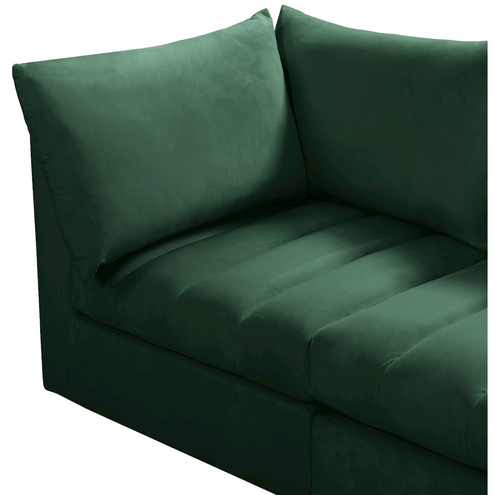 Jacob Green Velvet Modular Sofa