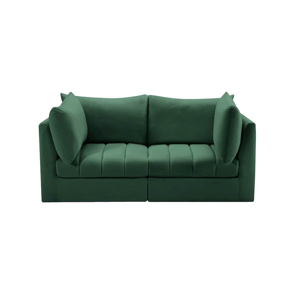 Jacob Green Velvet Modular Sofa