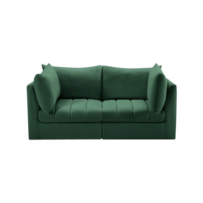 Jacob Green Velvet Modular Sofa