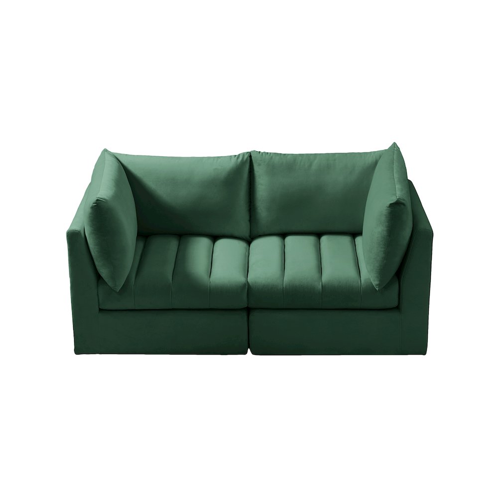 Jacob Green Velvet Modular Sofa
