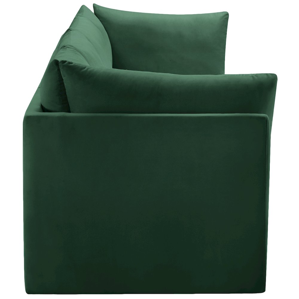 Jacob Green Velvet Modular Sofa