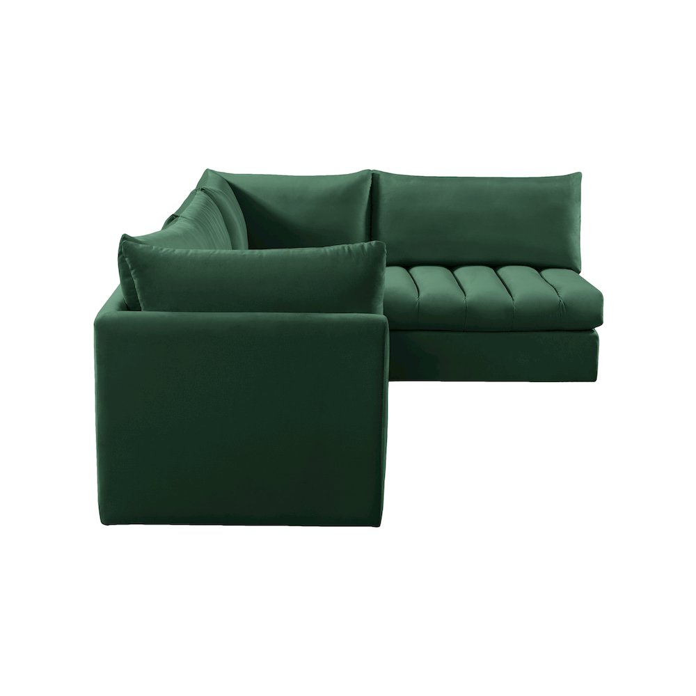 Jacob Green Velvet Modular Sectional