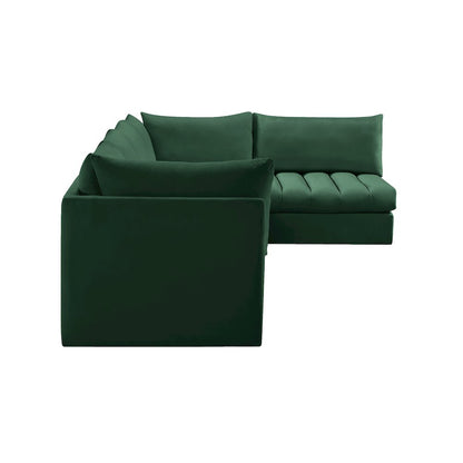 Jacob Green Velvet Modular Sectional