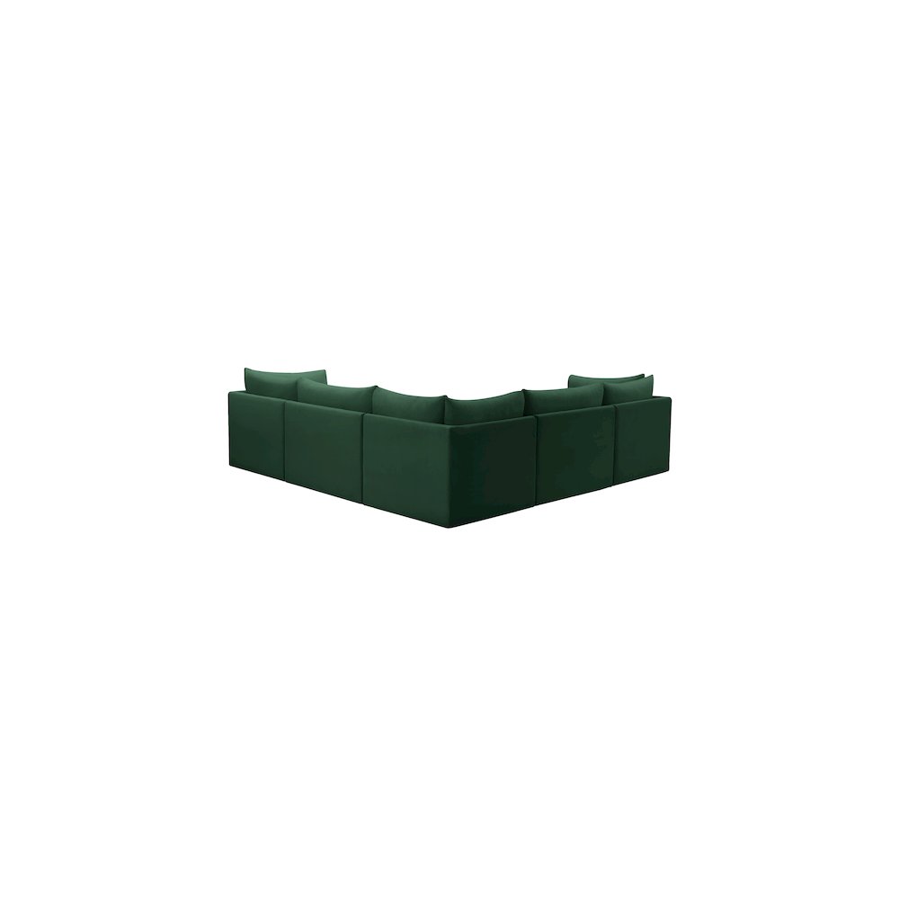 Jacob Green Velvet Modular Sectional