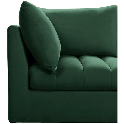 Jacob Green Velvet Modular Sectional