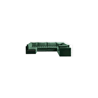 Jacob Green Velvet Modular Sectional