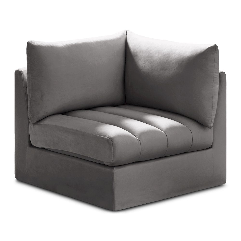 Jacob Grey Velvet Corner