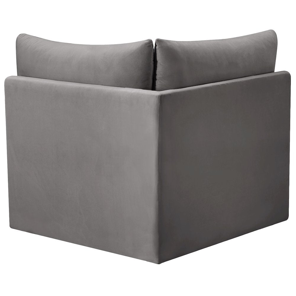 Jacob Grey Velvet Corner