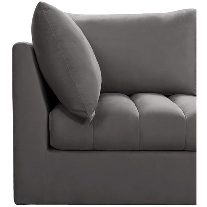 Jacob Grey Velvet Corner