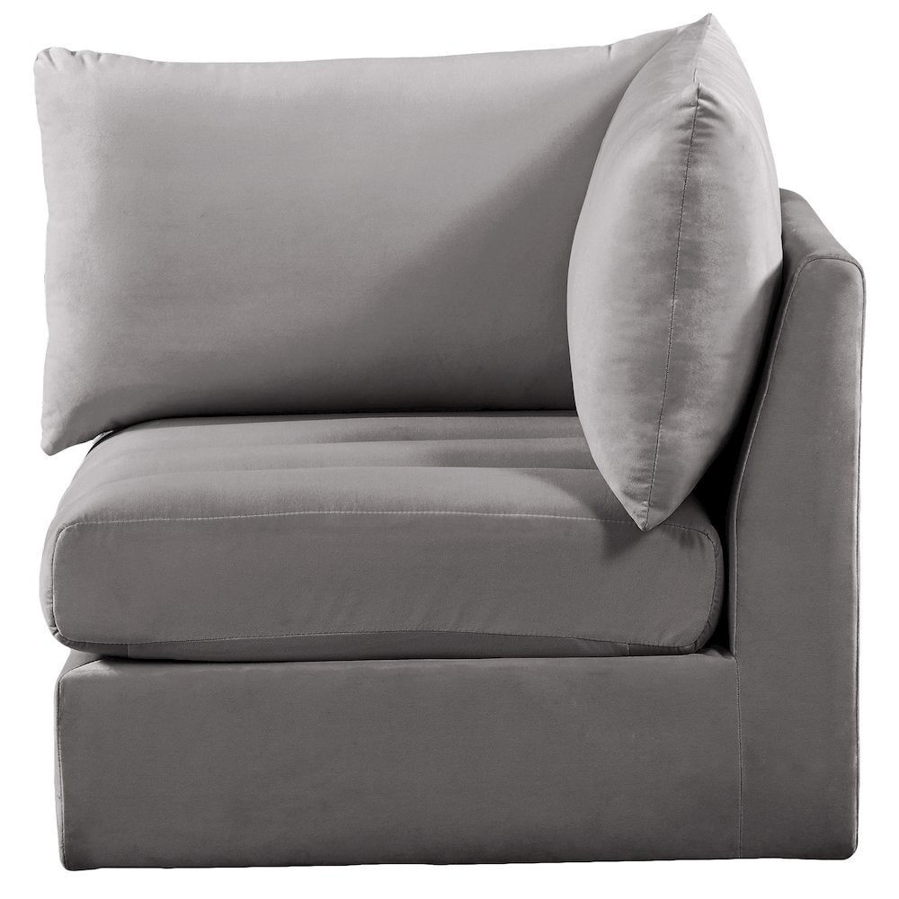 Jacob Grey Velvet Corner