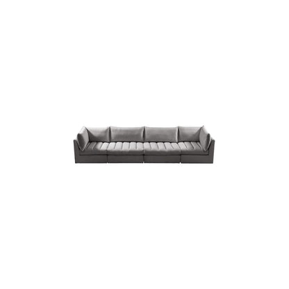 Jacob Grey Velvet Modular Sofa
