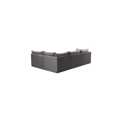 Jacob Grey Velvet Modular Sectional