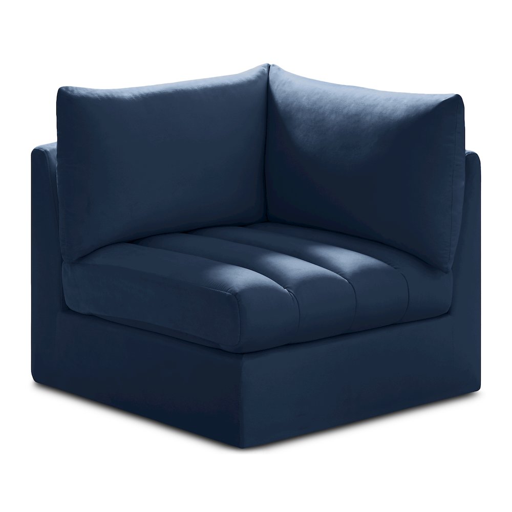 Jacob Navy Velvet Corner