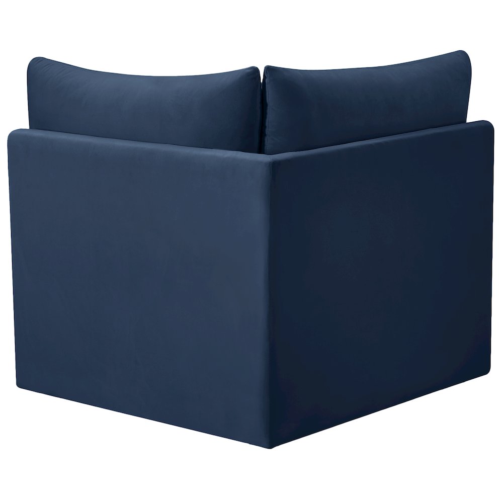 Jacob Navy Velvet Corner