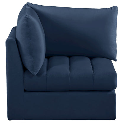 Jacob Navy Velvet Corner
