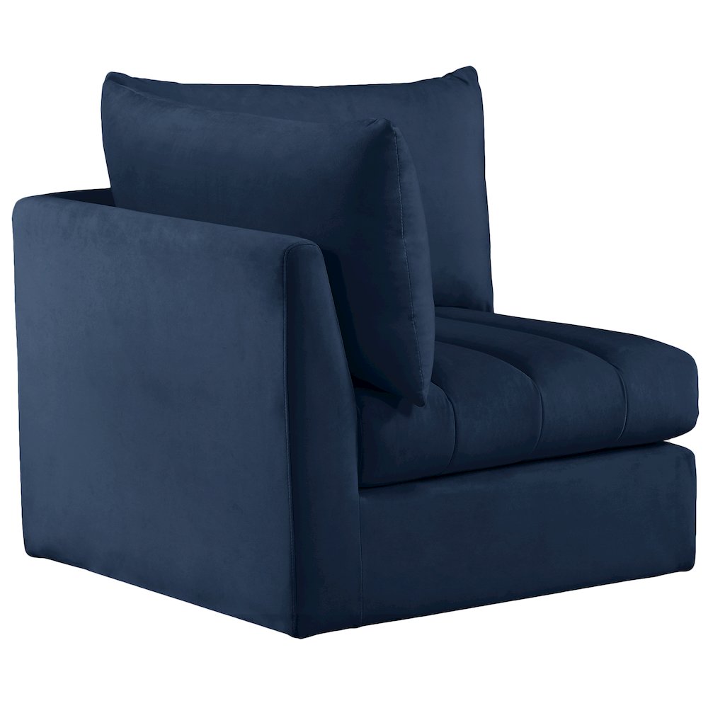 Jacob Navy Velvet Corner