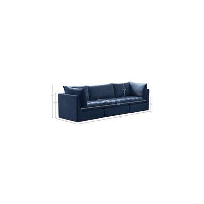 Jacob Navy Velvet Modular Sofa