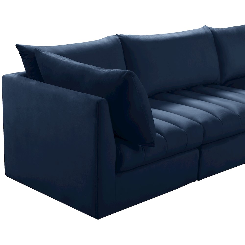 Jacob Navy Velvet Modular Sofa