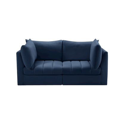 Jacob Navy Velvet Modular Sofa