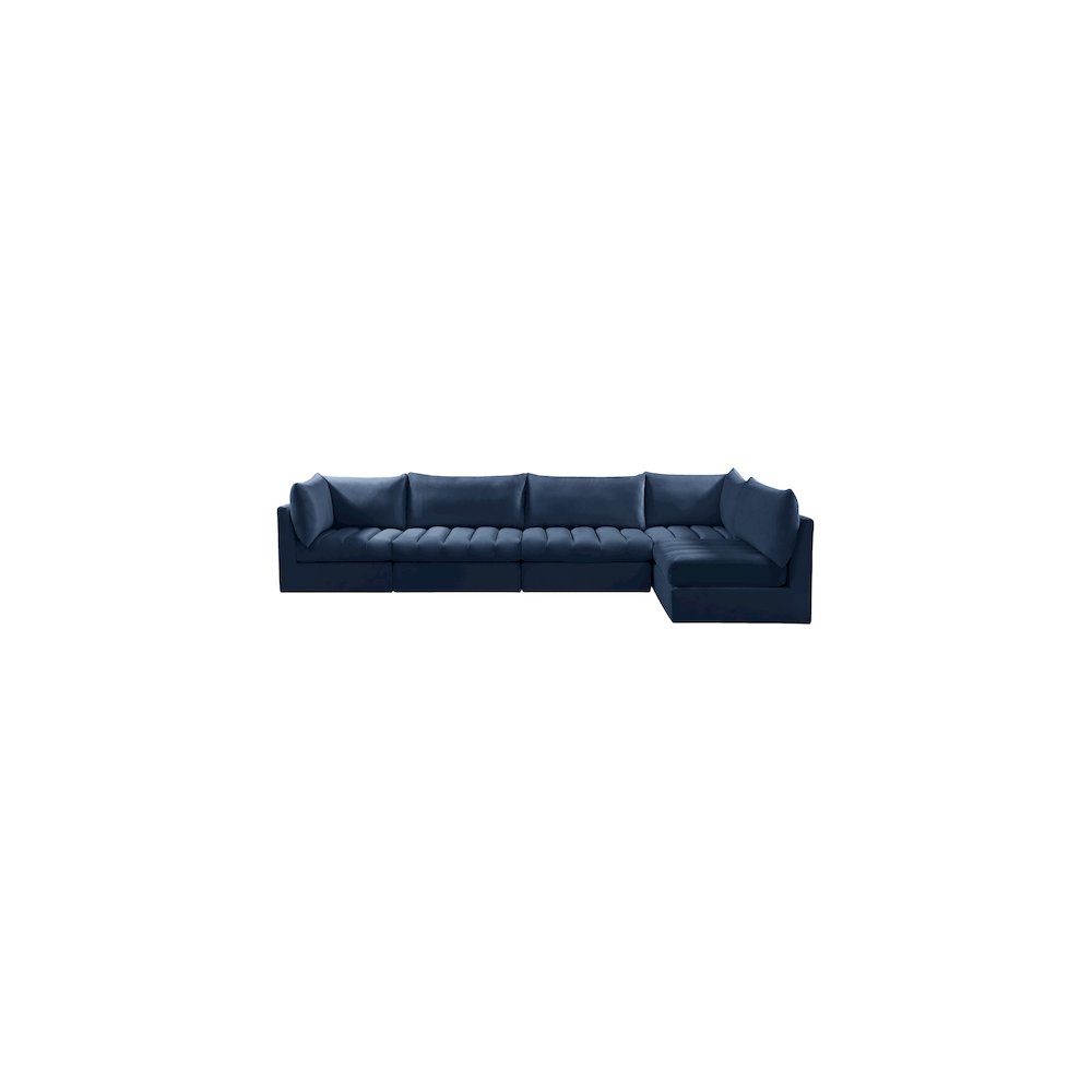 Jacob Navy Velvet Modular Sectional