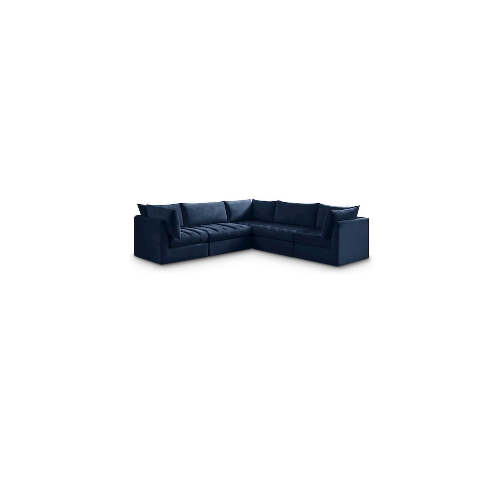 Jacob Navy Velvet Modular Sectional