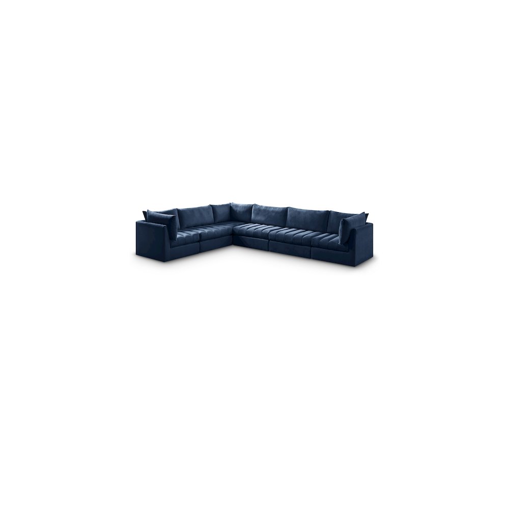 Jacob Navy Velvet Modular Sectional
