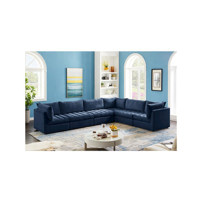 Jacob Navy Velvet Modular Sectional