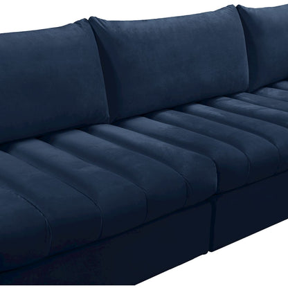 Jacob Navy Velvet Modular Sectional
