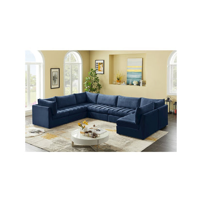 Jacob Navy Velvet Modular Sectional