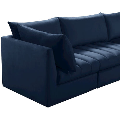Jacob Navy Velvet Modular Sectional