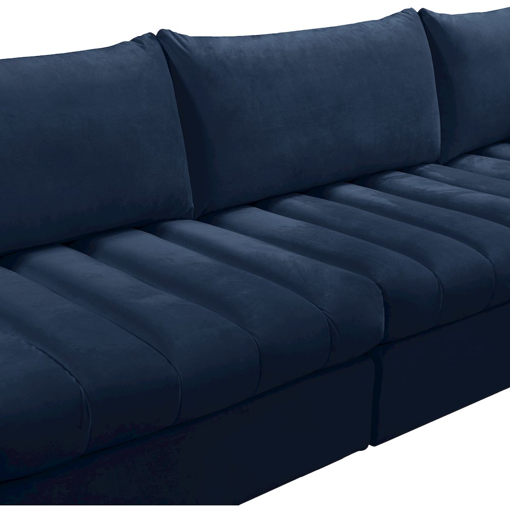 Jacob Navy Velvet Modular Sectional