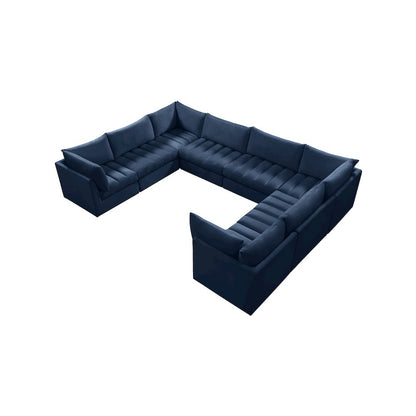 Jacob Navy Velvet Modular Sectional